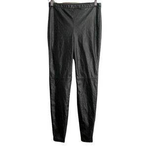 Blank NYC Pull On Black Faux Leather Skinny Legging Pants